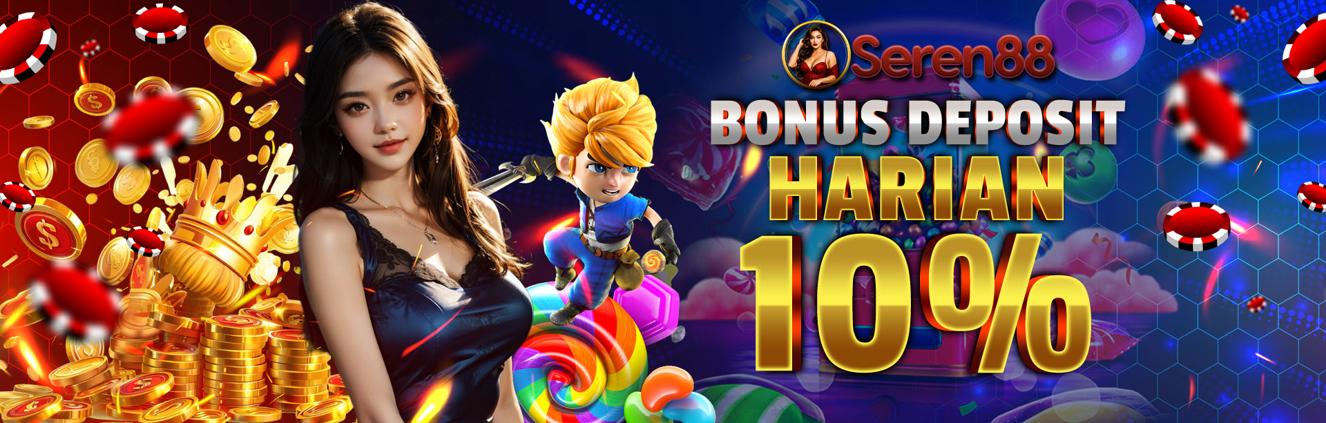 BONUS DEPOSIT HARIAN 10% SEREN88